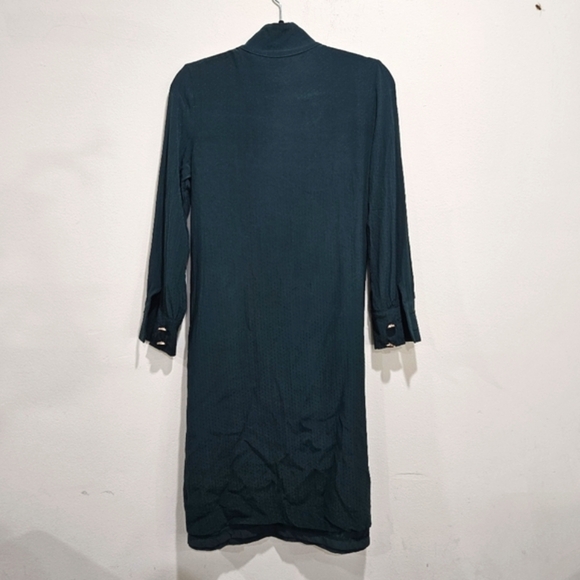 Mauve Mock Neck Midi Dress NWT - Picture 2 of 7